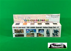 Tru-Color 11008 Conrail Fallen Flags Paint Set (6-1oz Bottles)