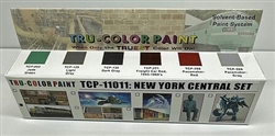 Tru-Color 11011 New York Central Paint Set 6 1oz Bottles Includes #43 129 130 221 268 269