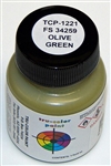 Tru-Color 1221 FS-34259 Olive Green 1oz