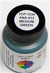 Tru-Color 1234 Army Navy-612 Med Green WWII Na 1oz