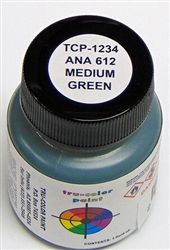 Tru-Color 1234 Army Navy-612 Med Green WWII Na 1oz