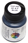 Tru-Color 363 Acrylic Paints 1oz Richmond Fredericksburg & Potomac Blue
