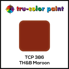 Tru-Color 386 Railroad Color Acrylic Paints 1oz TH&B Maroon