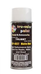 Tru-Color 4027 Aerosol Spray Paint 4.5oz Can Matte Mud