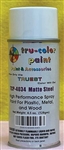 Tru-Color 4034 Aerosol Spray Paint 4.5oz Can Matte Steel
