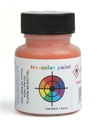 Tru-Color 706 Metallic Acrylic Paints 1oz Bright Orange