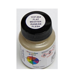 Tru-Color 864 Flat Brushable Color Acrylic Paints 1oz Mediterranean Flesh