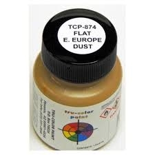 Tru-Color 874 Flat Brushable Color Acrylic Paints 1oz Eastern European Dust