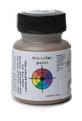 Tru-Color 875 Flat Brushable Color Acrylic Paints 1oz Light Wooden Rifle Stock Brown