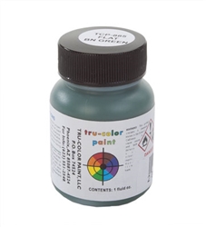 Tru Color 885 Flat Brushable Color Acrylic Paints 1oz Burlington Northern Green