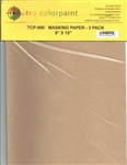 Tru-Color 910 Masking Paper Pkg 10 8 x 10"