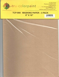 Tru-Color 910 Masking Paper Pkg 10 8 x 10"
