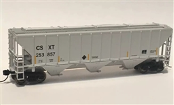 Trainworx 2442404 N PS4427 Covered Hopper CSXT 4