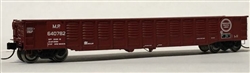 Trainworx 2520307 N 52'6" Corrugated Gondola Missouri Pacific Boxcar Red Buzz Saw Logo