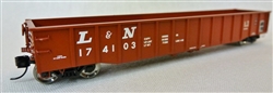 Trainworx 2520907 N 52' 6" Gondola Louisville & Nashville