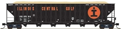 Trainworx 2700603 N Greenville 7000-Cubic Foot Wood Chip Hopper Illinois Central Gulf #870098
