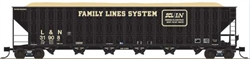 Trainworx 2700909 N Greenville 7000-Cubic Foot Wood Chip Hopper Family Lines L&N #31945