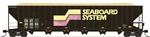 Trainworx 2702410 N Greenville 7000-Cubic Foot Wood Chip Hopper Seaboard System CSXT #433654