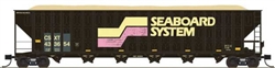 Trainworx 2702410 N Greenville 7000-Cubic Foot Wood Chip Hopper Seaboard System CSXT #433654
