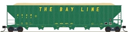 Trainworx 2705605 N Greenville 7000-Cubic Foot Wood Chip Hopper Atlanta & St. Antrews Bay #1774