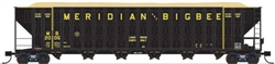 Trainworx 2705802 N Greenville 7000-Cubic Foot Wood Chip Hopper Meridian & Bigbee #2003