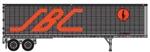Trainworx 4027902 N 40' Corregated Trailer SBC 9028