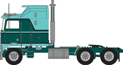 Trainworx 41064 N 1970s Kenworth K100 Potomac Tractor w/Aerodyne Sleeper Cab Assembled Green