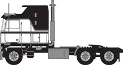 Trainworx 41065 N 1970s Kenworth K100 Potomac Tractor w/Aerodyne Sleeper Cab Assembled Black White