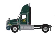 Trainworx 4259306 N Freightliner Cascadia Raised-Roof 2-Axle Semi Tractor ABF 3