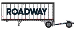 Trainworx 4288403 N 28' Pup Van Trailer with Converter Dolly Roadway 3