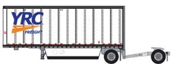 Trainworx 4289005 N 28' Pup Van Trailer with Converter Dolly YRC Freight 3