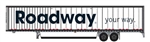 Trainworx 4538407 N Hyundai 53' Dry Van Semi Trailer with Skirts Assembled Roadway #4  "Your Way" Slogan
