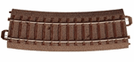 Trix 62215 HO C Track Curved 15 Degrees Radius 17-1/4"