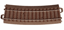 Trix 62215 HO C Track Curved 15 Degrees Radius 17-1/4"