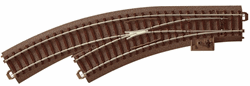 Trix 62671 HO C Track Left Crvd Turnout 14-3/16" 30 deg 
