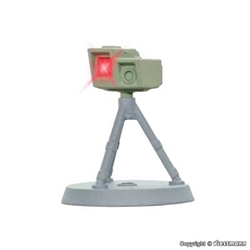 Viessmann 1332 HO Modern Tripod-Mount Radar Speed Camera w/LED Flash Use with #769-8441 Detector for Moving Vehicles