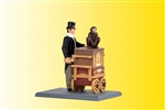 Viessmann 1549 HO Animated Organ Grinder w/Monkey