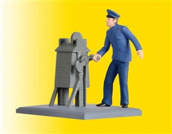 Viessmann 1550 HO Animated Crossing Gate Keeper