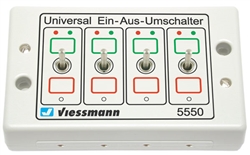 Viessmann 5550 Universal On-Off-Changer Switch Use for Lights, Block Control, Signals Etc.