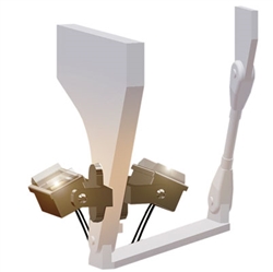 Viessmann 6339 HO Spotlight Extension Set for Halle Germany Bus Terminal Canopy Fits #405-49000 7 Pieces