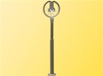 Viessmann 6435 N Nostalgic LED Platform Light w/Plug Base & Socket Era II-IV Metal Mast Warm LED 10-16 V