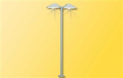 Viessmann 6484 N Modern Platform Double Lamp Green LEDs 2-1/4"