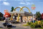 Vollmer 43634 HO McDonald's Restaurant w/McDrive Kit