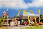 Vollmer 43635 HO McDonald's Restaurant w/McCafe Kit