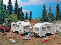 Vollmer 45147 HO Camping Trailer pkg 2 Kit