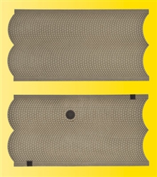 Vollmer 48240 HO Cobblestone Street Sections 39575 x 3-1/8" pkg 3          