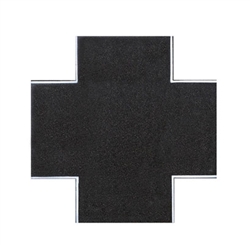 Vollmer 48261 HO Weathered Asphalt Street 90-Degree Intersection