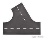 Vollmer 48264 HO Weathered Asphalt Street 60-Degree Intersection Stone Art