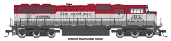 Walthers 11025 HO EMD SD70M Standard DC Electro-Motive Division #7023