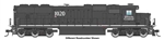 Walthers 11026 HO EMD SD70 Standard DC Illinois Central #1019